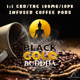 Black Gold Buddha 100mg Coffee Pods