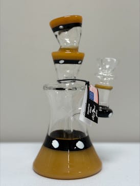 American Glass Yellow Waterpipe