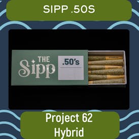 The Sipp- Project 62 7ct*.5g Pre Rolls