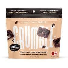 Crumble Cookies N Cream Brownies