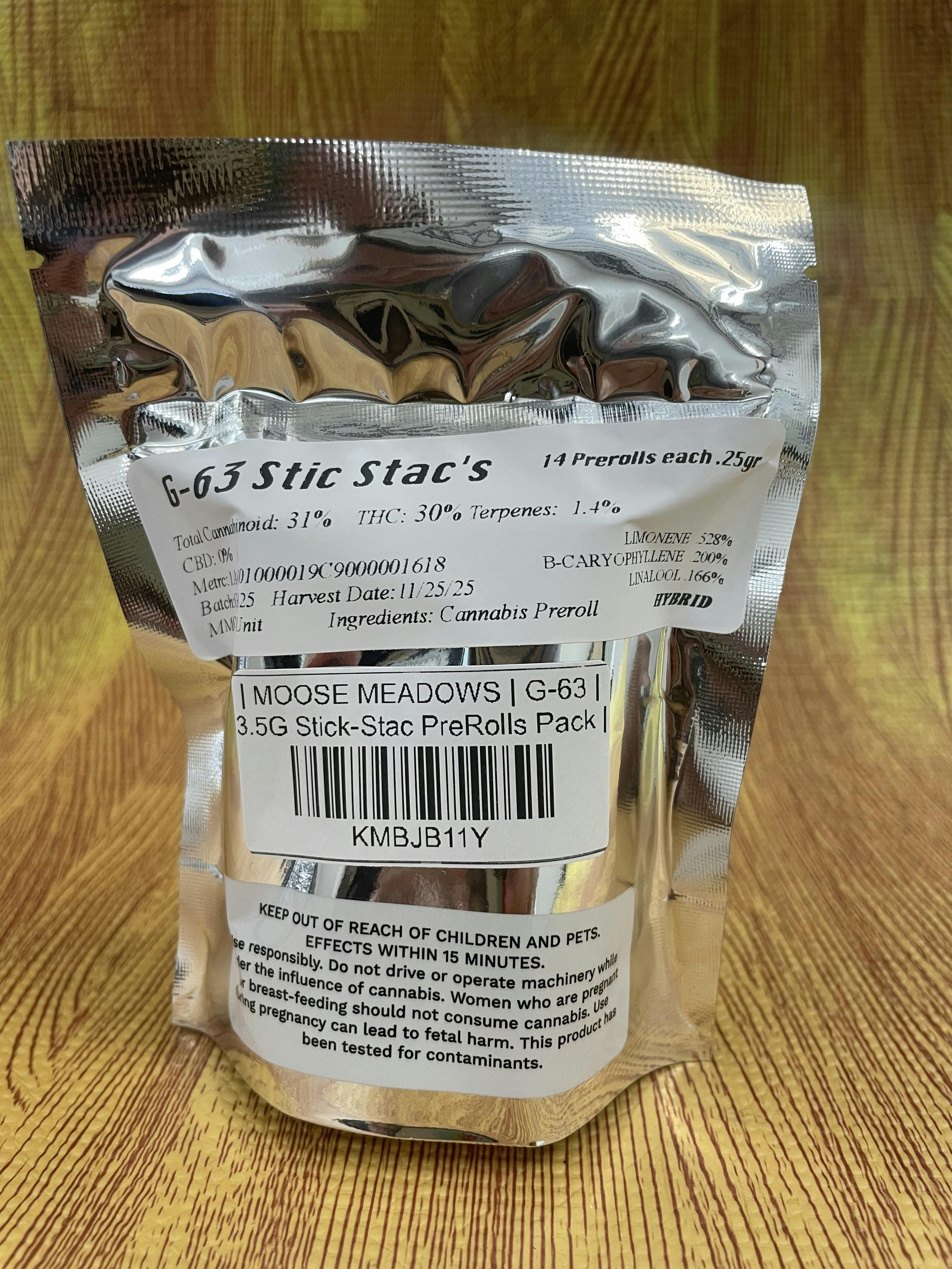 Moose Meadows G 63 Stick Sprerolls