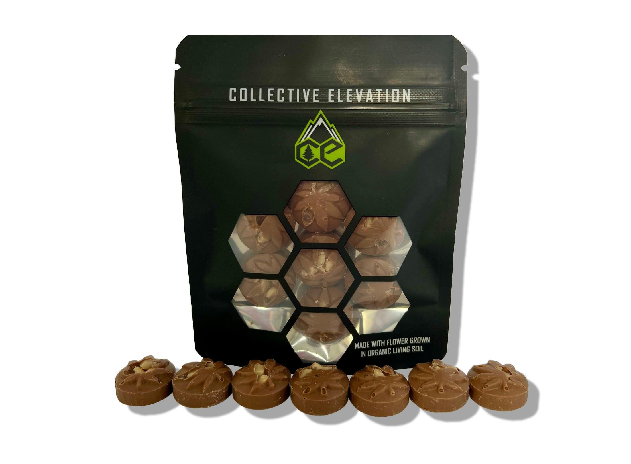 Indica Toffee Sea Salt | Chocolate Bites (7 Pack) at Collective Elevation Missoula