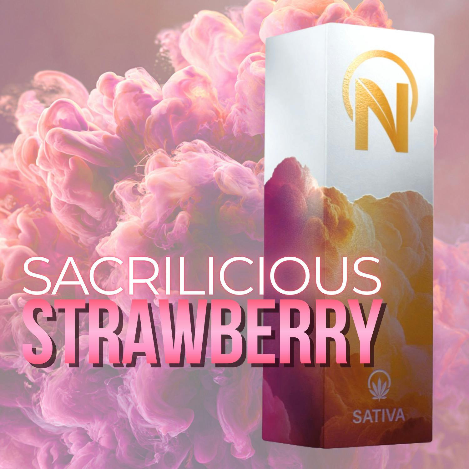 1000mg Vape Cart |Sacrilicious Strawberry