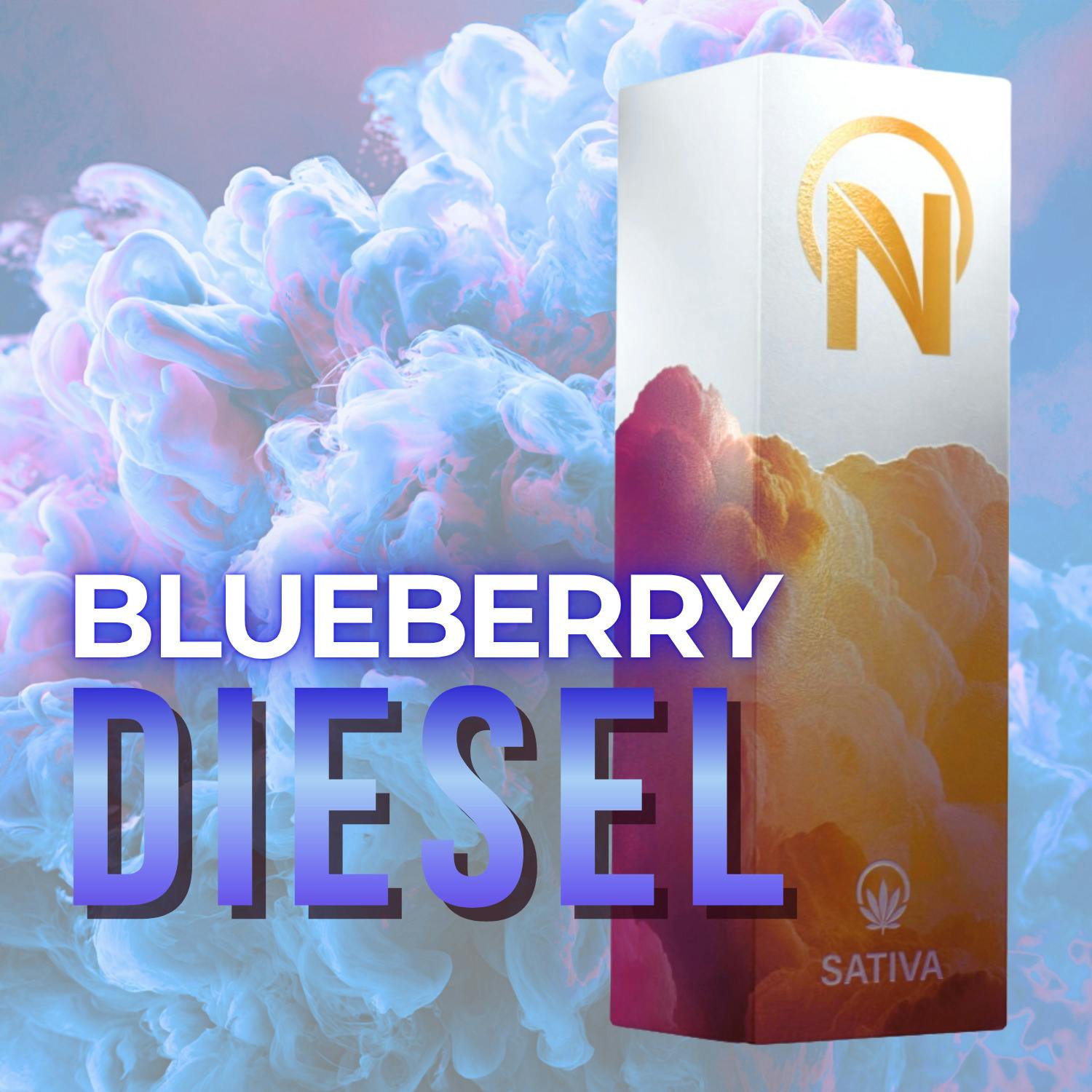 1000mg Vape Cart | Blueberry Diesel cannabis product
