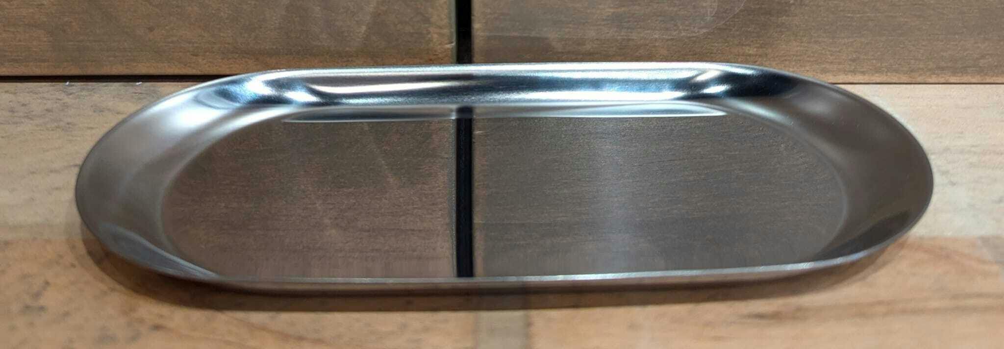 7" Aluminum Prep Tray - Silver