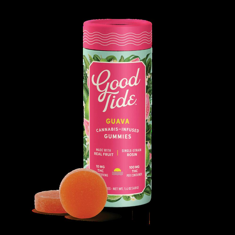 Good Tide | Guava (Balanced) | Live Rosin Gummies | 10pk