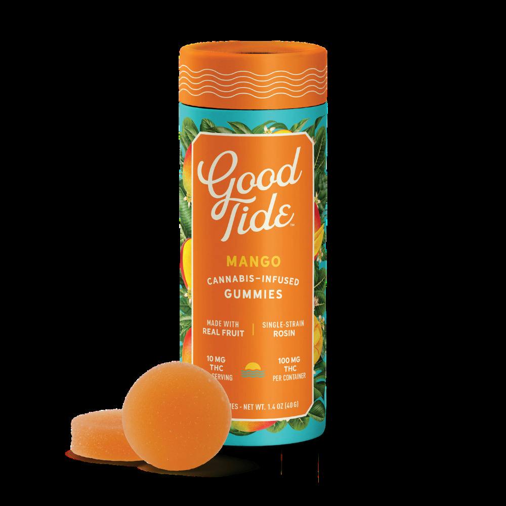 Good Tide | Mango (Mellow) | Live Rosin Gummies | 10pk