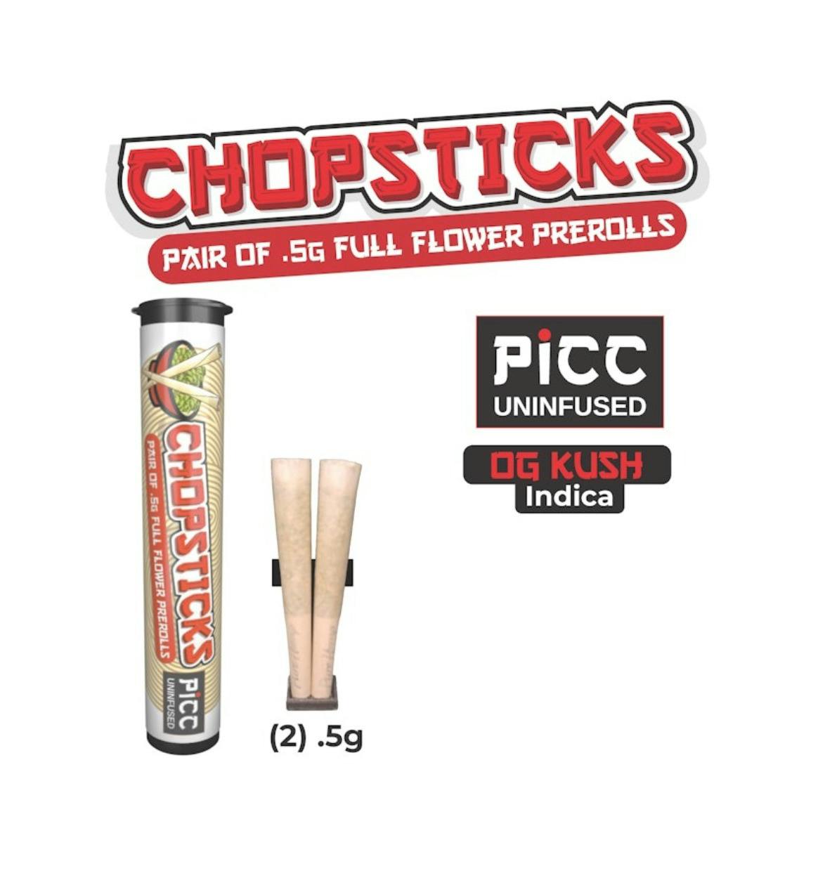 Chopsticks | OG Kush | Pre-Roll 2pk | Indica
