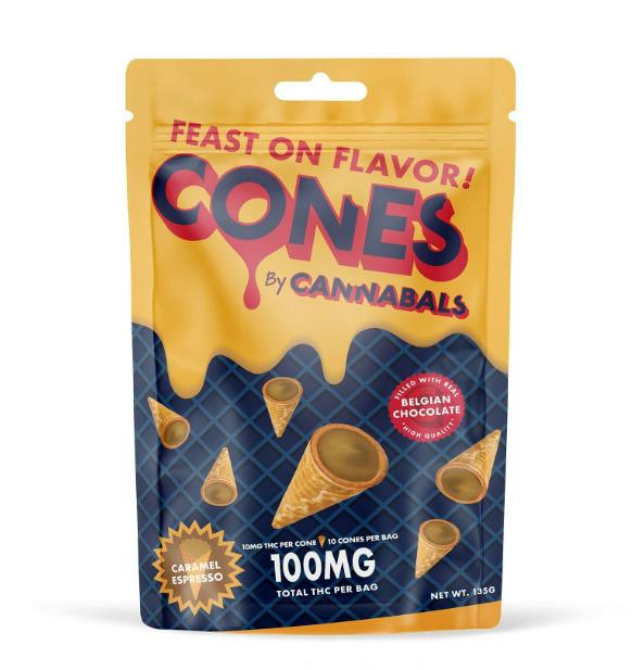 Cannabals | Caramel Espresso Cones | Edibles