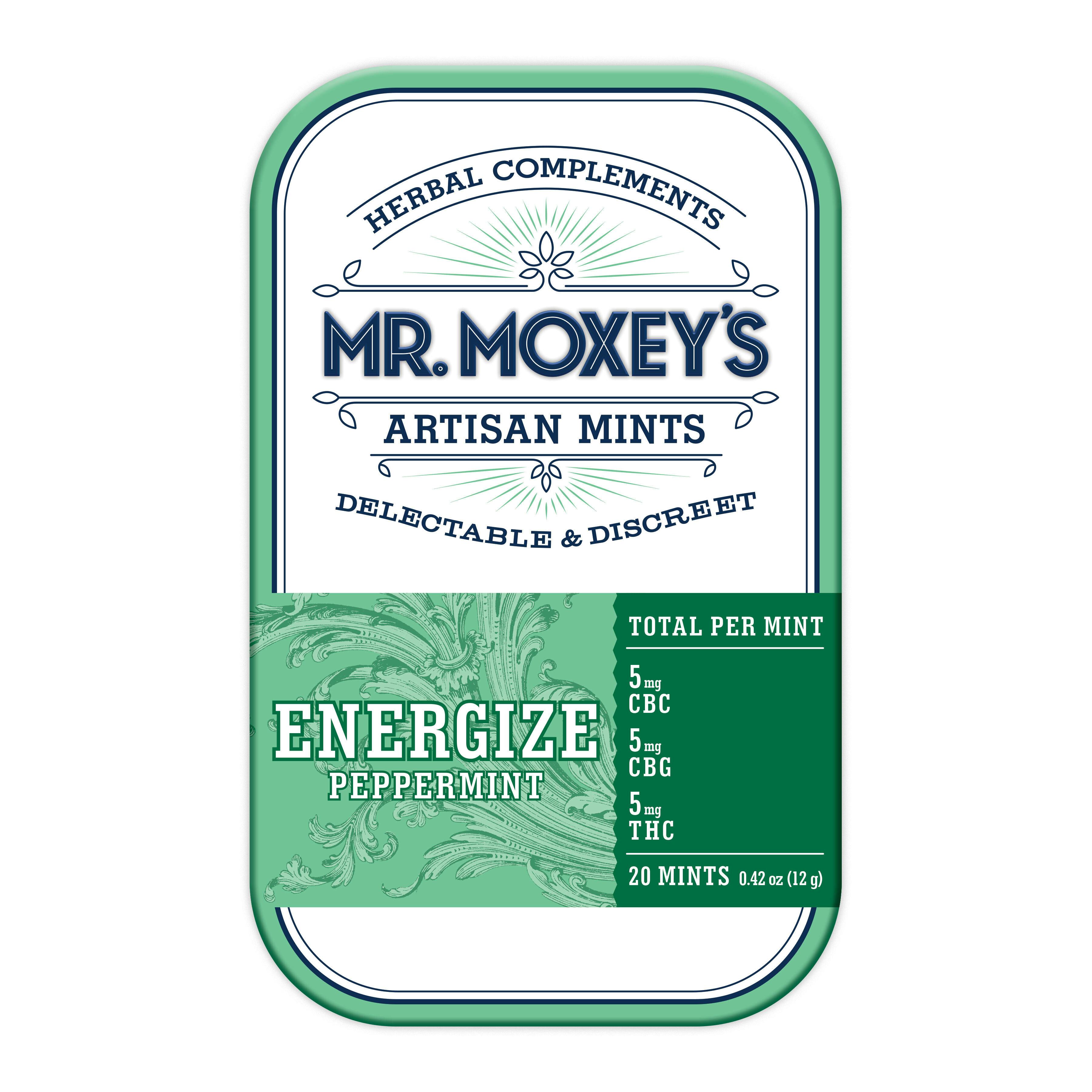 Mr. Moxey's | Peppermint Energize 1:1:1 | Mints | 20pk