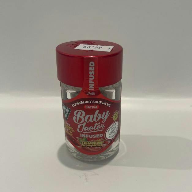 Baby Jeeter Strawberry Sour Diesel Infused .05g x 5