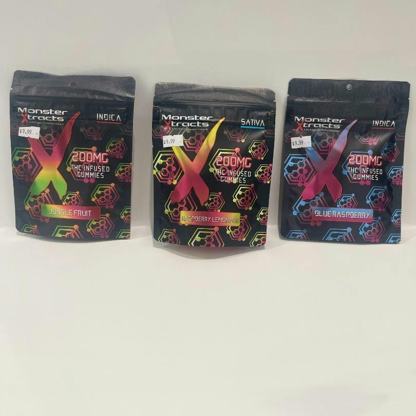 Raspberry Lemonade 10x 20mg 200mg Monster Xtracts