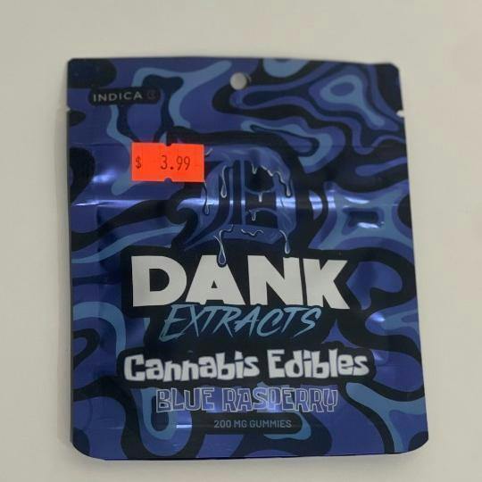 Dank Extracts- Blue Razz 4 x 50 mg