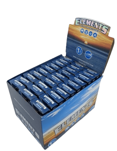 Elements 1 1/4" Pre-rolled Cone 6pk