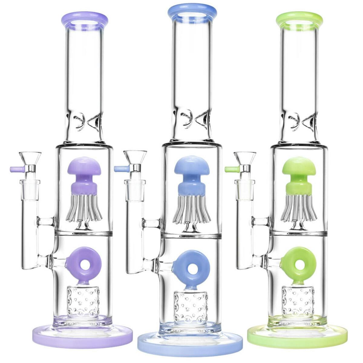 aLeaf 14" Dual Chamber Jellyfish Perc Bong