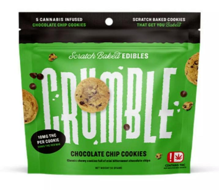 Crumble Chocolate Chip Cookie