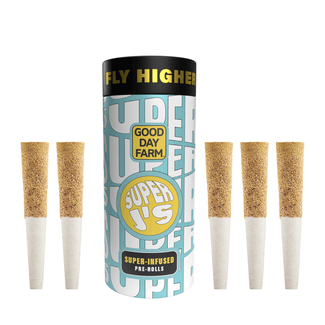 Good Day Farm - Super J's Citrus Cake Pop (Lemon) 0.5g x 4 Infused Pre-rolls at The Highest Care Dispensary