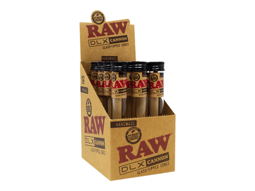 RAW DLX Glass Tipped Cannon King Size