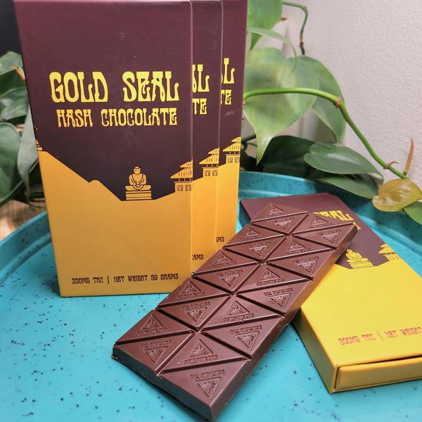 Gold Seal Hash Chocolate - Dark Chocolate - 200mg