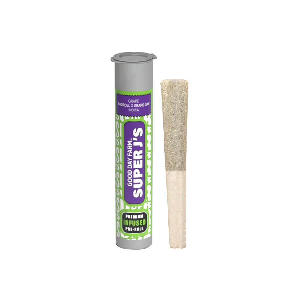 Super J Grape Infused 1g Preroll Double Cross at The Highest Care Dispensary