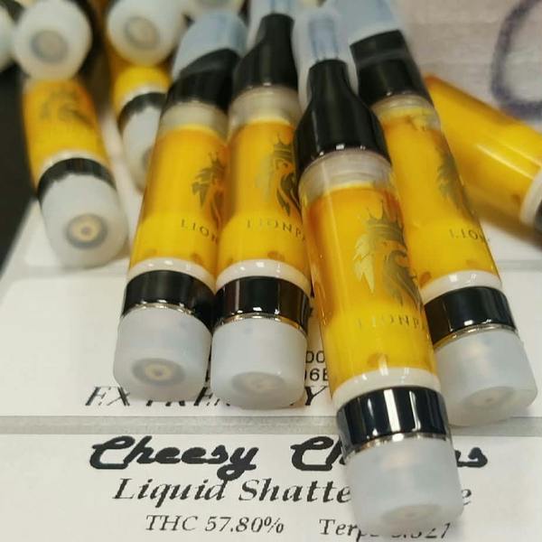 Cheesy Charms 1g Liquid Shatter Vape Cart