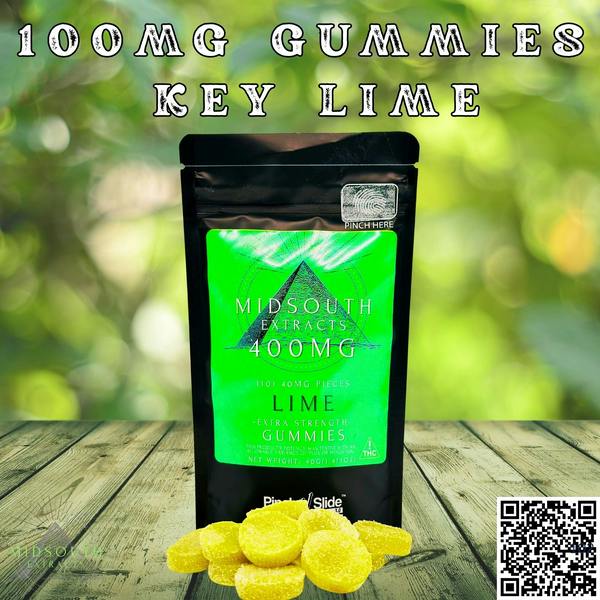 Key Lime Pie Gummy Bar 100mg at The Highest Care Dispensary