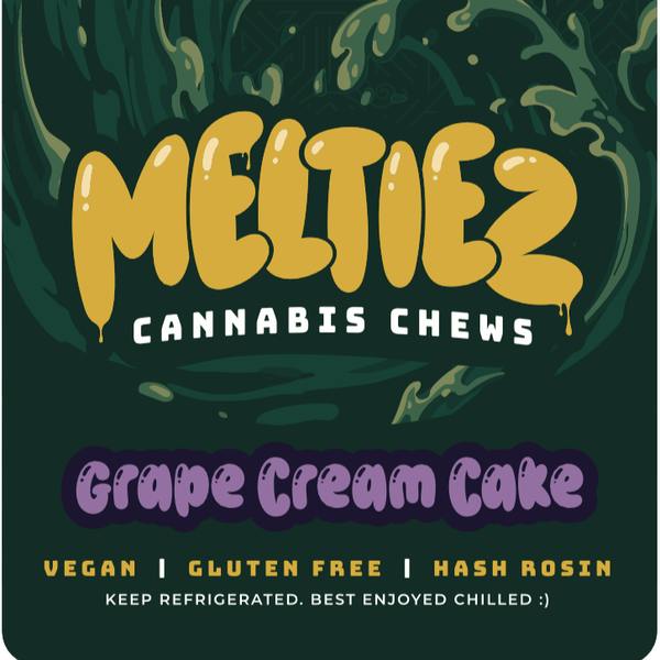 Meltiez Grape Cream Cake 100mg Rosin Chews