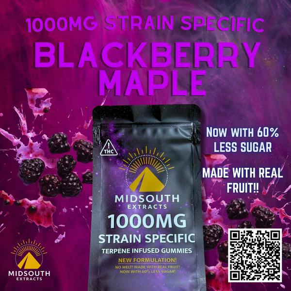 Blackberry Maple 1000mg Gummies