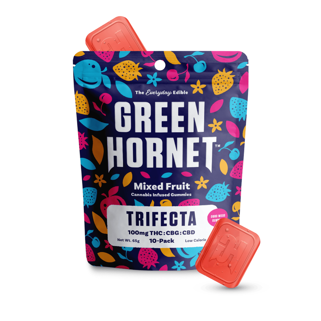 Green Hornet Trifecta 1:1:1 Gummies 100mg