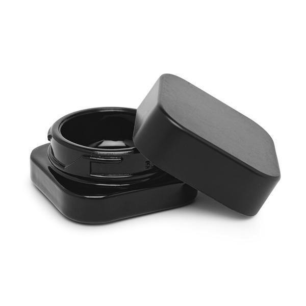 Black Glass Concentrate Jar - Childproof - 9ml