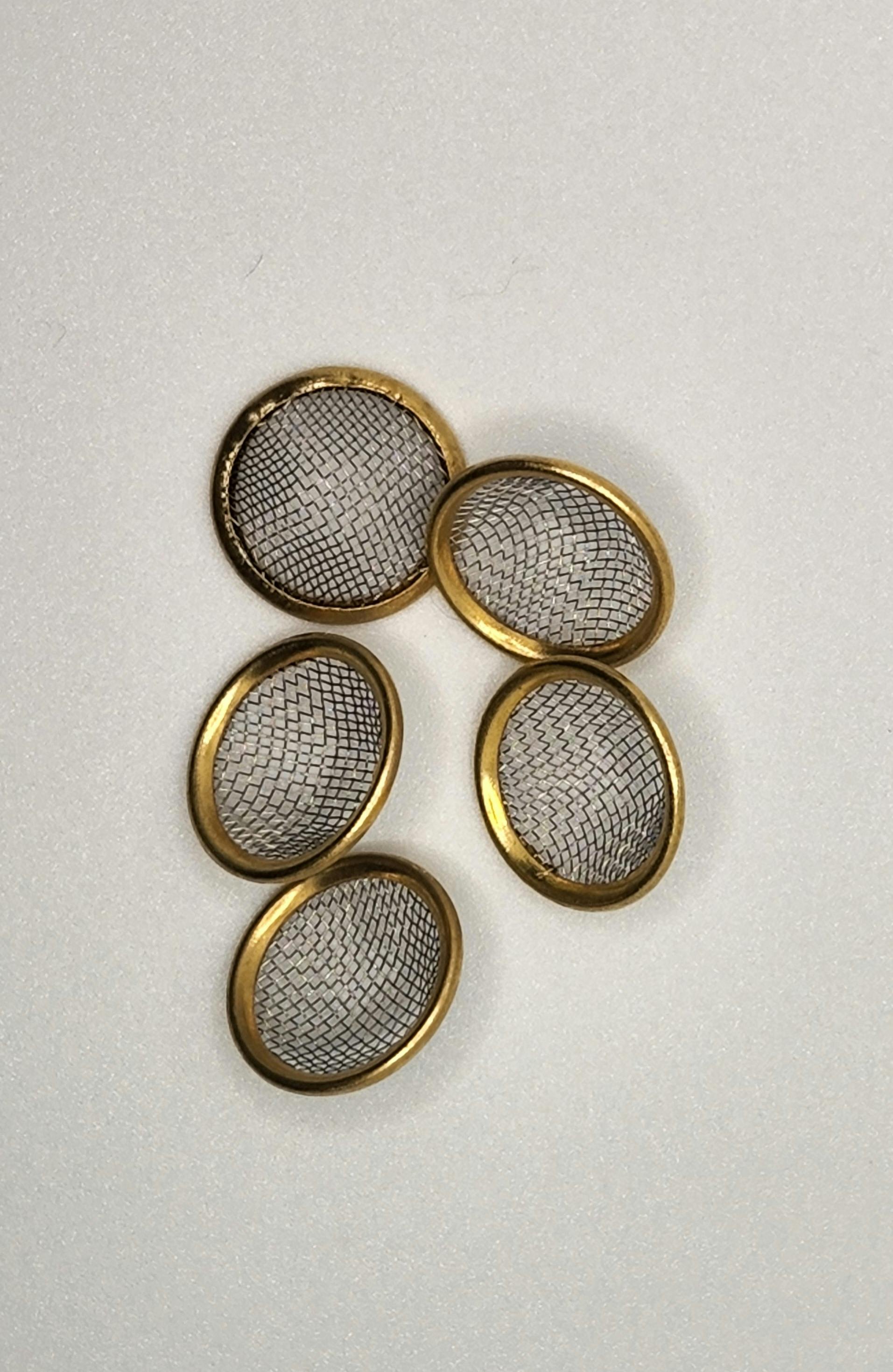 Preformed Basket Screens - 5 Pack - 15mm