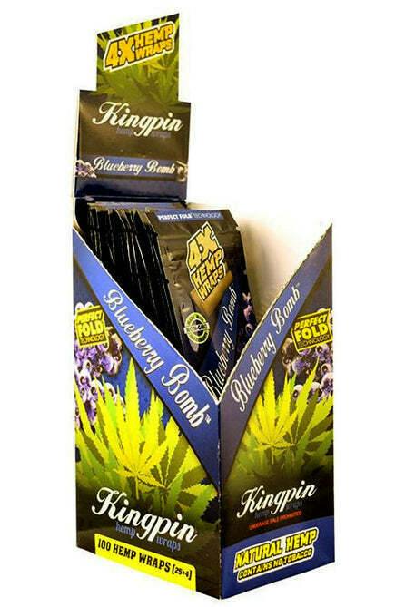 Hemp Wraps - Kingpin - Blueberry Bomb