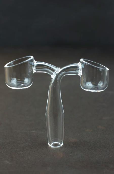 Banger - Double Head Quartz 14mm Male