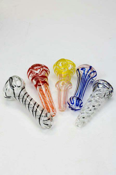 Hand Pipe - Soft Glass - 4" Assorted