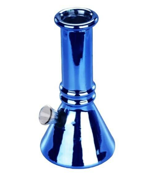 6" Glass Beaker Bong - Blue