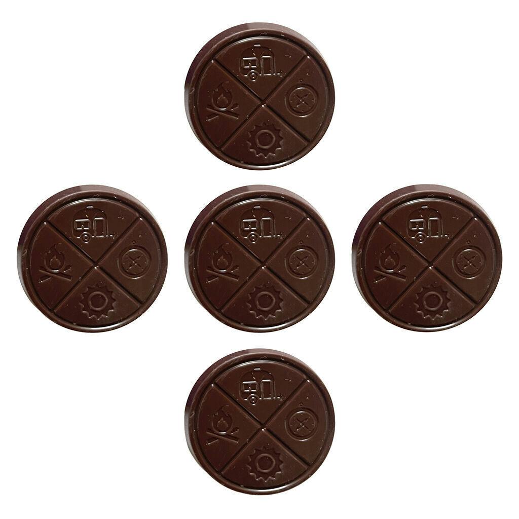 The Hazy Camper - Simply Dark Organic Chocolate THC - Indica - 5x1 Pack