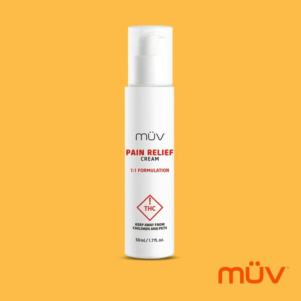 MÜV Pain Relief 1:1 CBD:THC Cream 200mg [50mL]