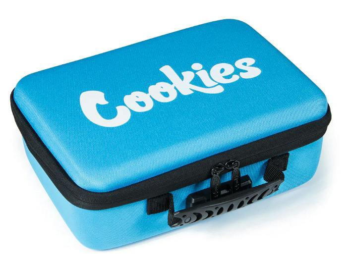 Cookies Blue Rubber Smell Proof Strain Case
