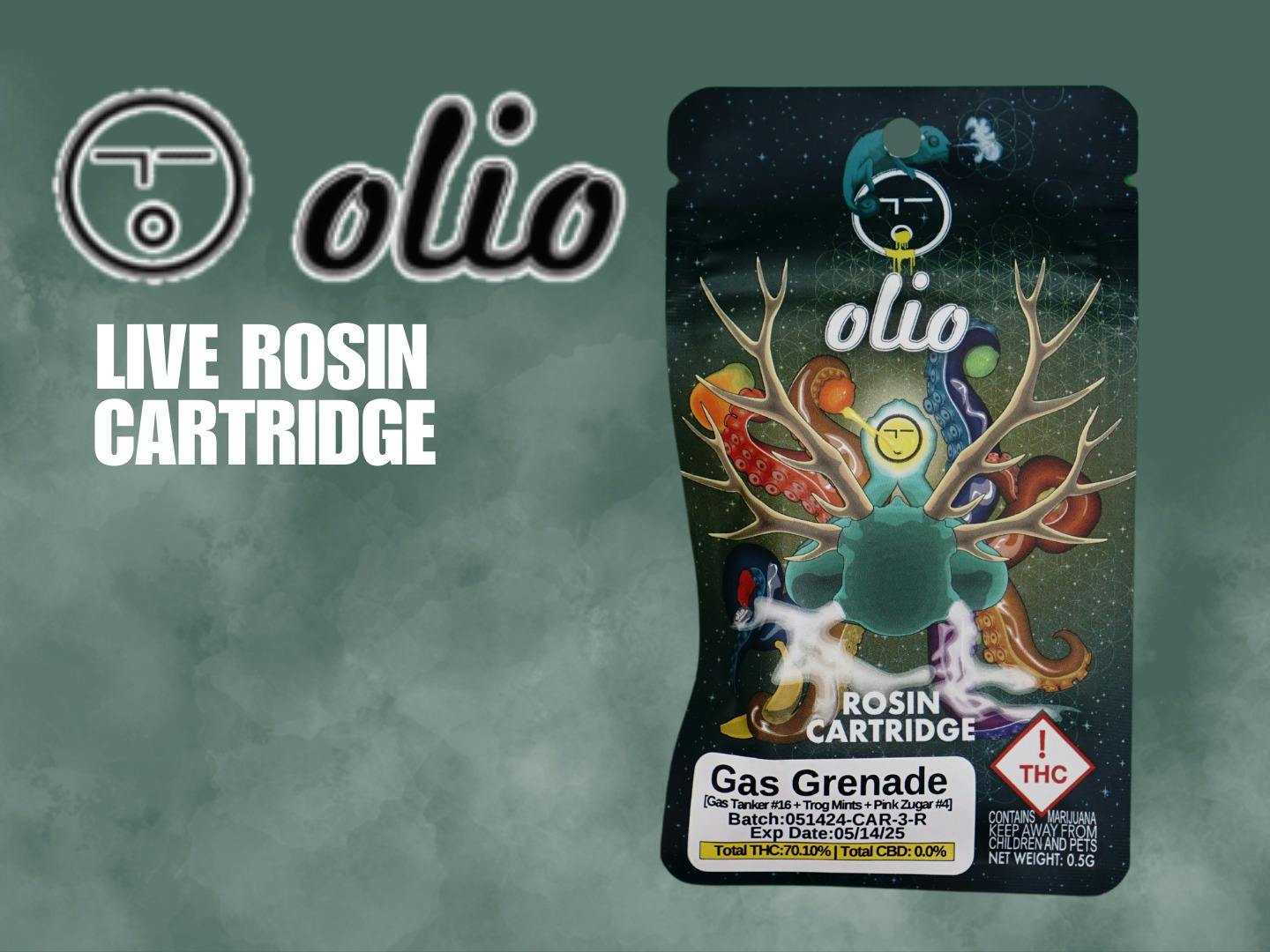 Olio Live Resin Cart - Harvest Moon