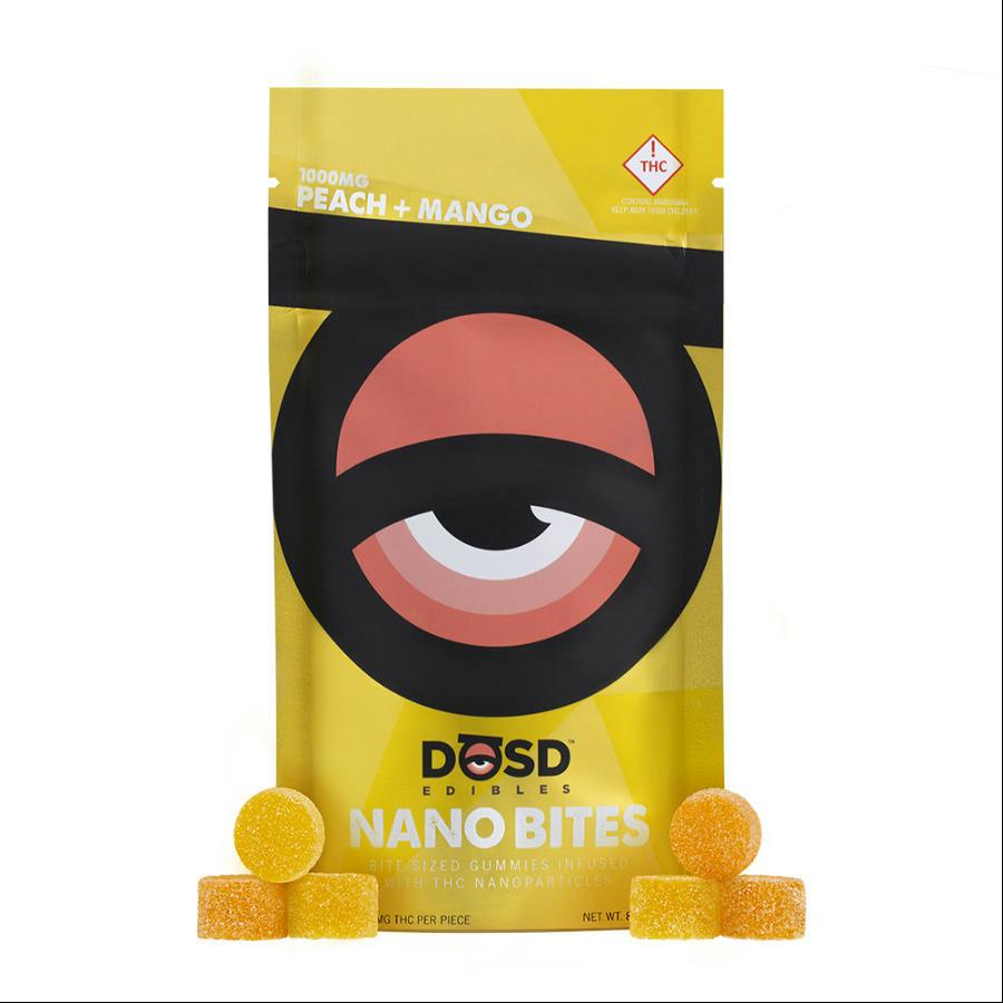 Dosd Gummies - Peach Mango 1000mg