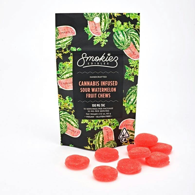 Smokiez Gummies - Sweet Watermelon Hybrid Pieces