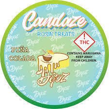 Candaze Rosin Dipz Hybrid Gummies - Pina Colada 100mg