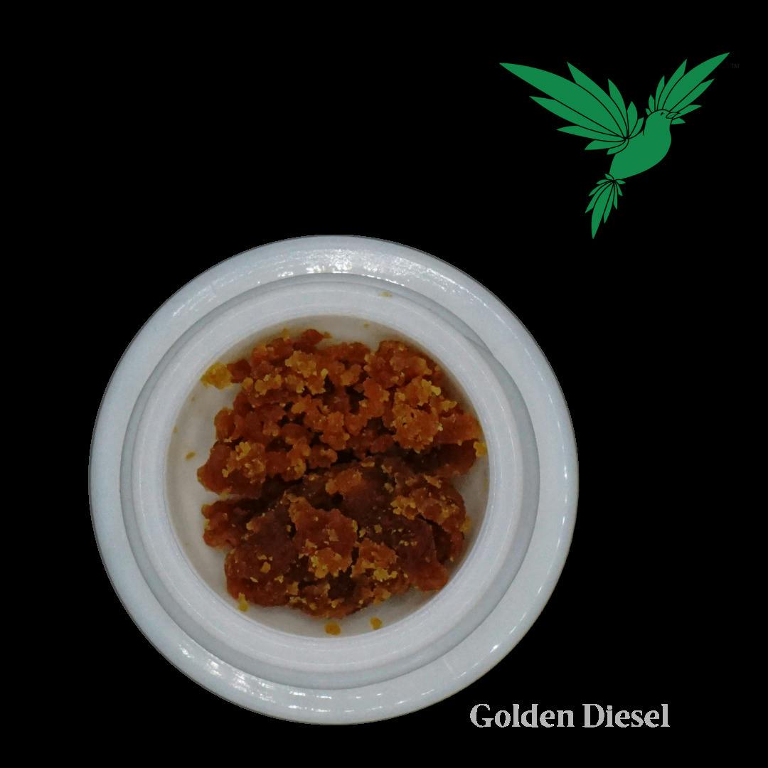Green Treets 2g Energize Bucket - Golden Diesel Sugar Wax 2g