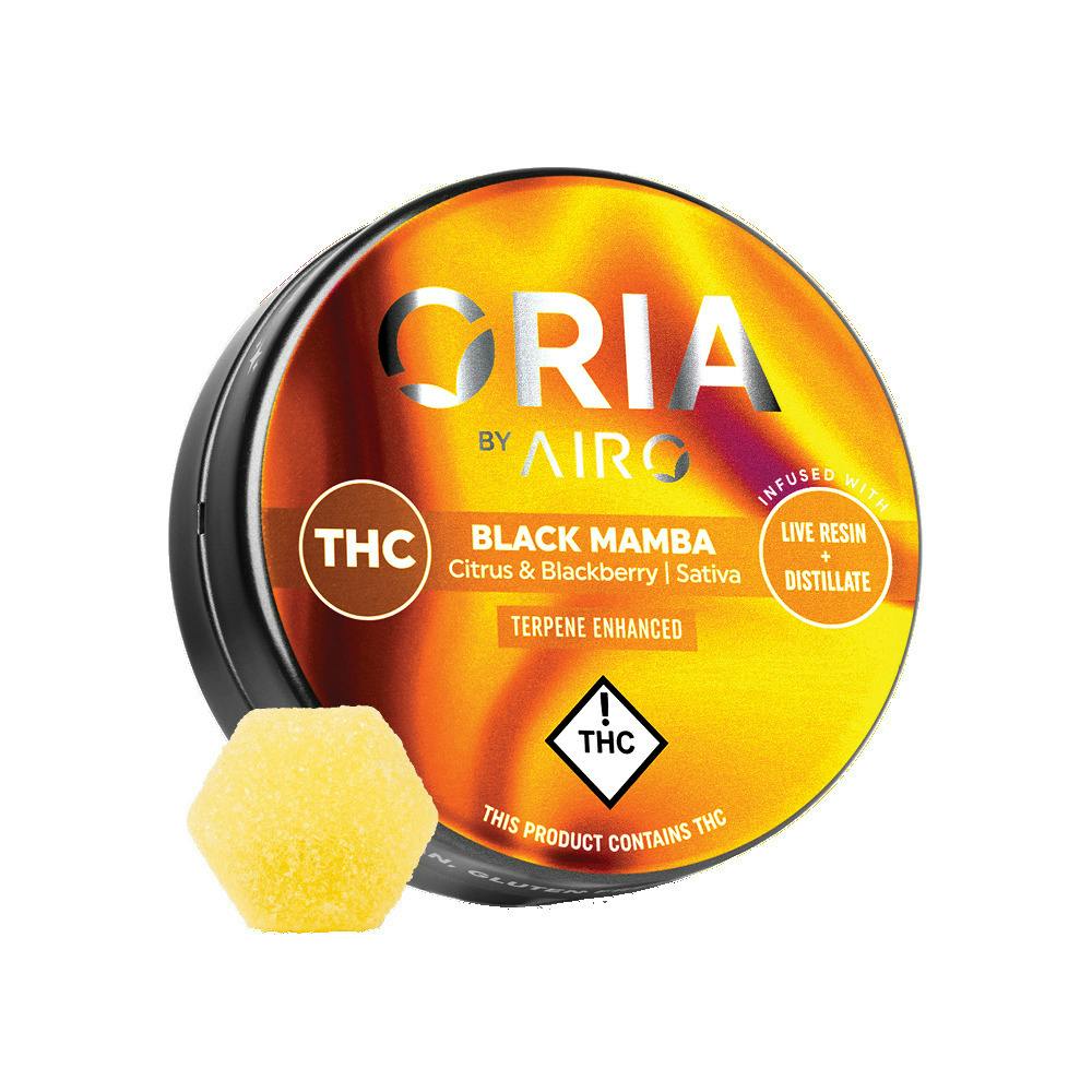 Oria - Black Mamba | Live Resin Infused Gummies 110mg 10pk
