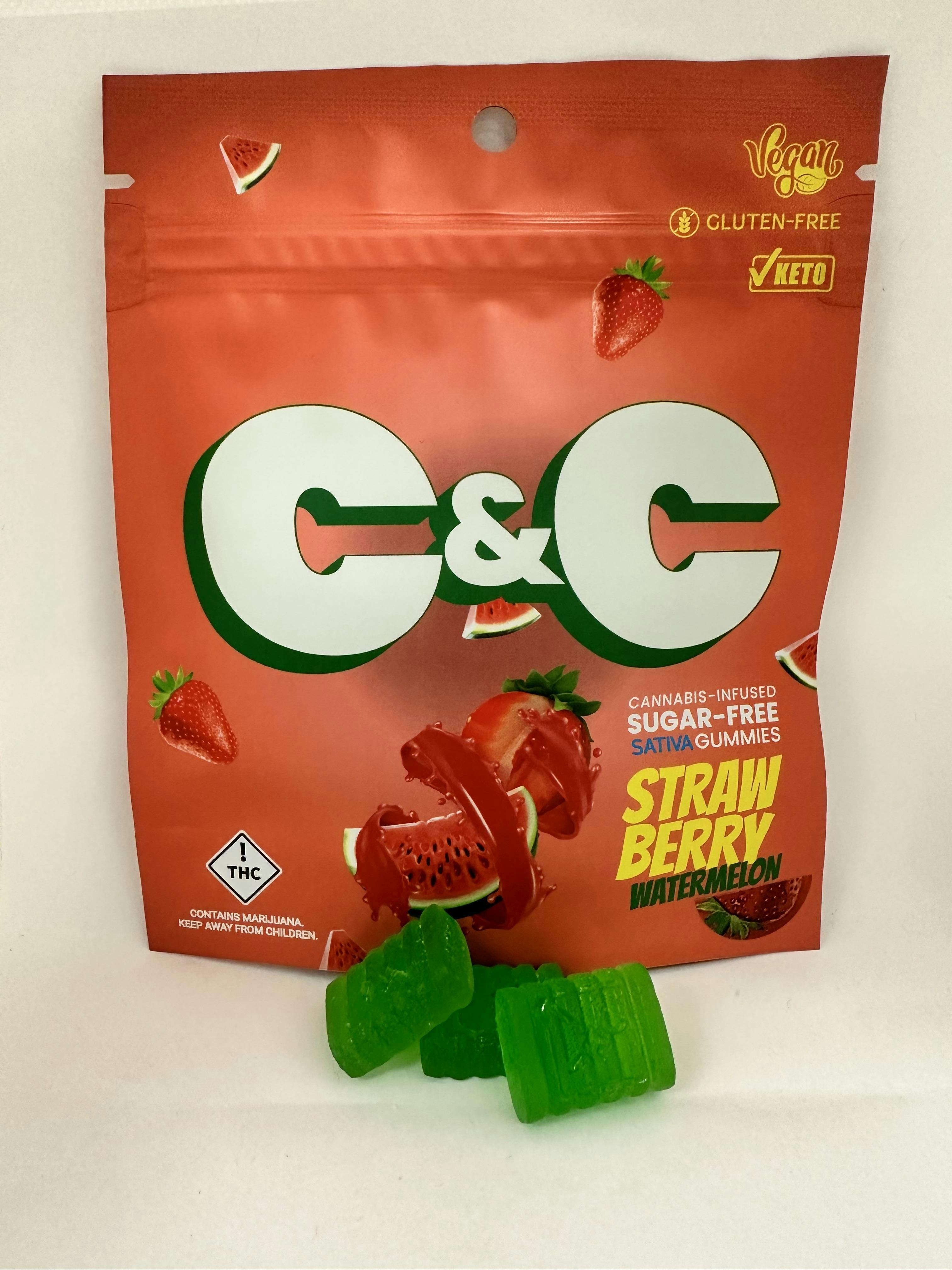 Strawberry Watermelon | Gummies 110mg 2:1 THC:CBG 10pk