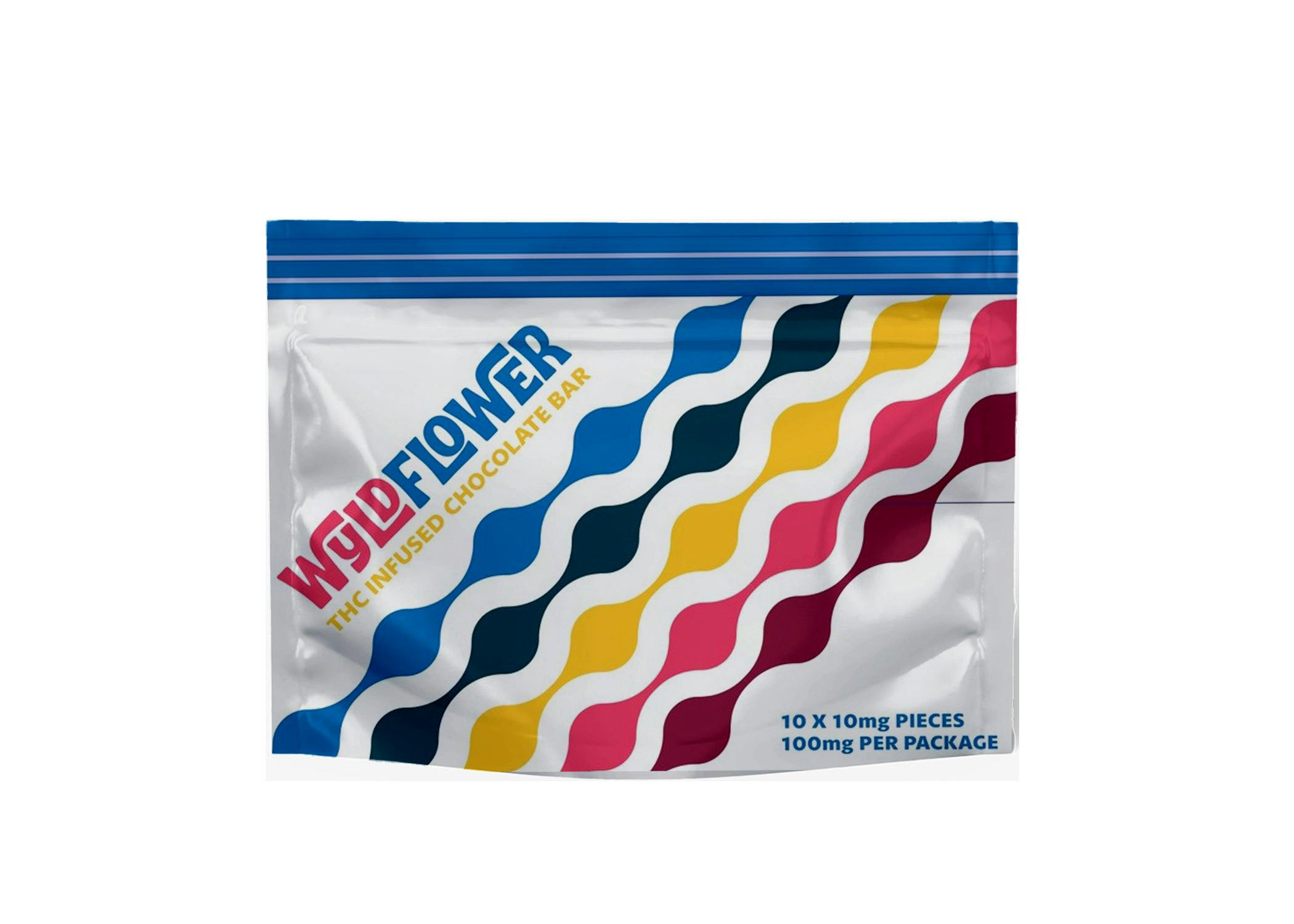 Milk Chocolate Sea Salt | Chocolate Bar 100mg 10pk