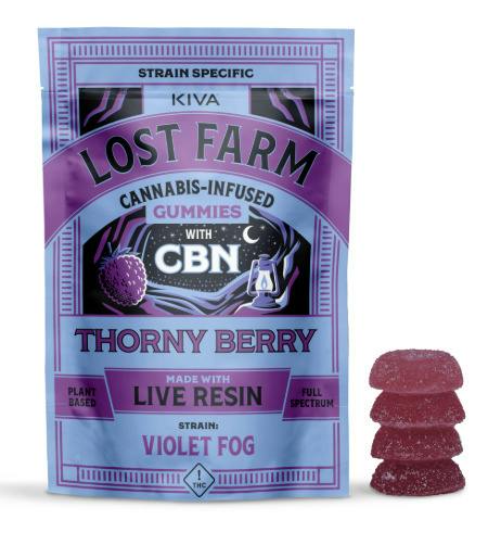 Violet Fog - Thorny Berry | Live Resin Gummies 1:1 THC:CBN 100mg 10pk