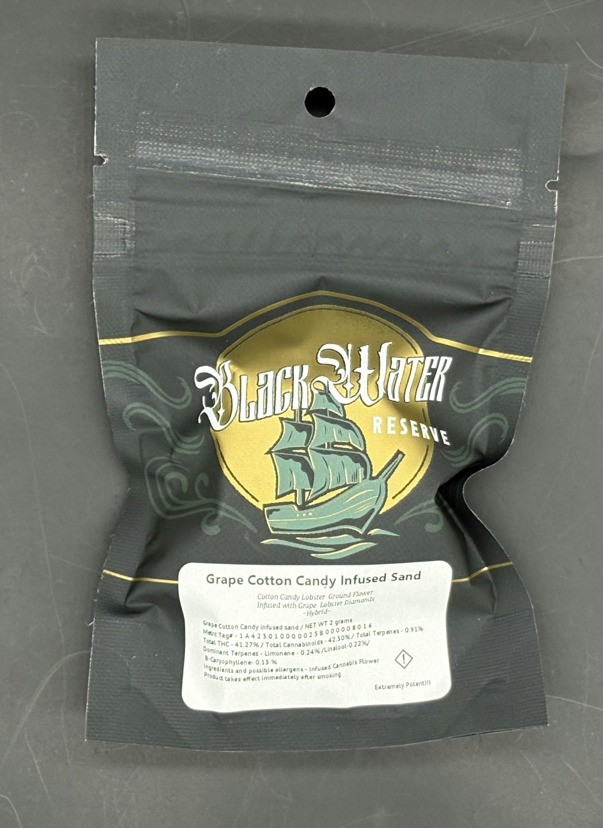 Black Water Reserve - Grape Cotton Candy Ground - Infused Sand - 2g