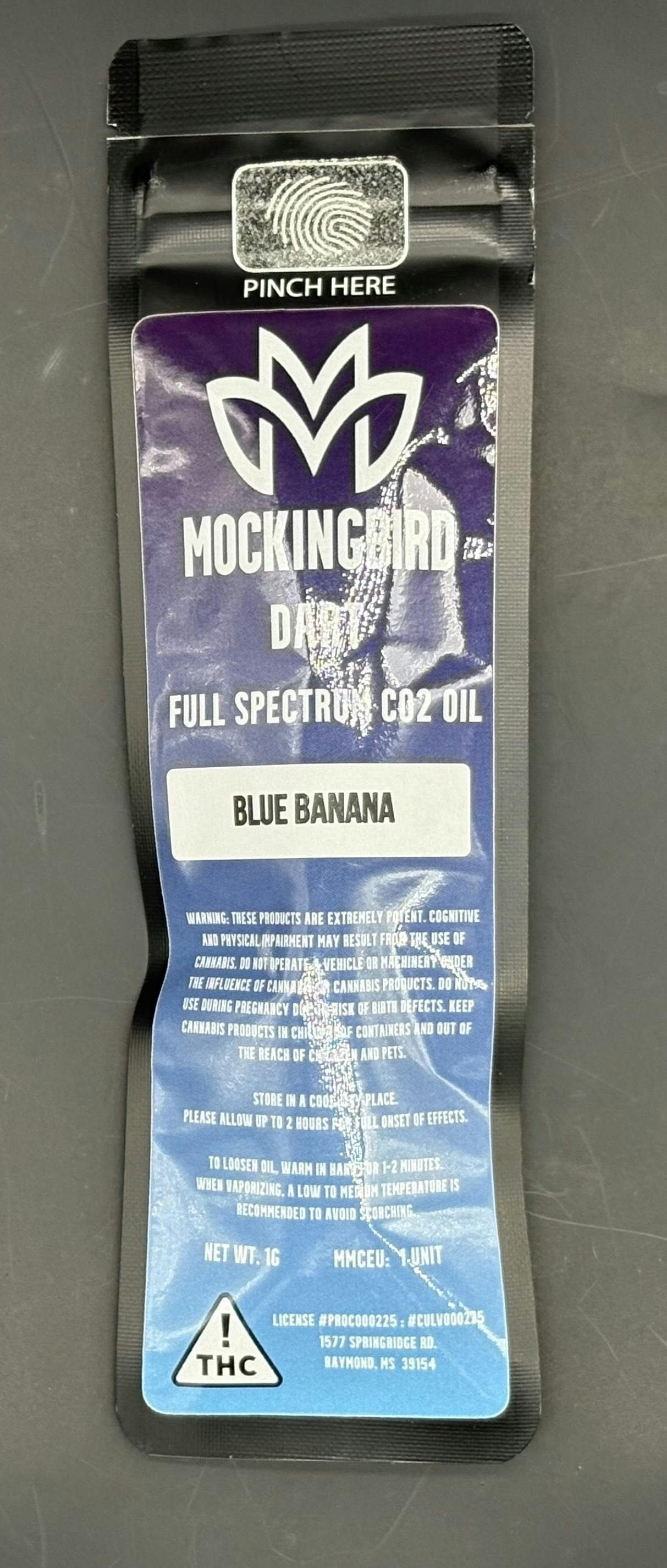 Mockingbird - Full Spectrum Blue Banana - 1 Gram Dart