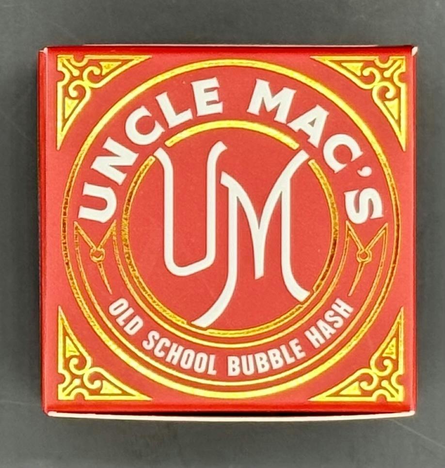 Uncle Mac's - Old School Bubble Hash - White Lion 1g